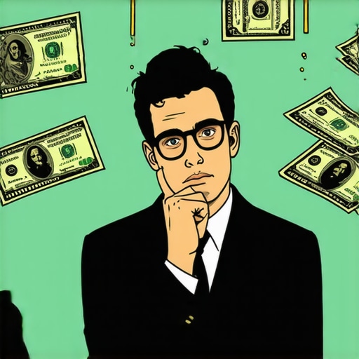 Person contemplating dream symbols related to money