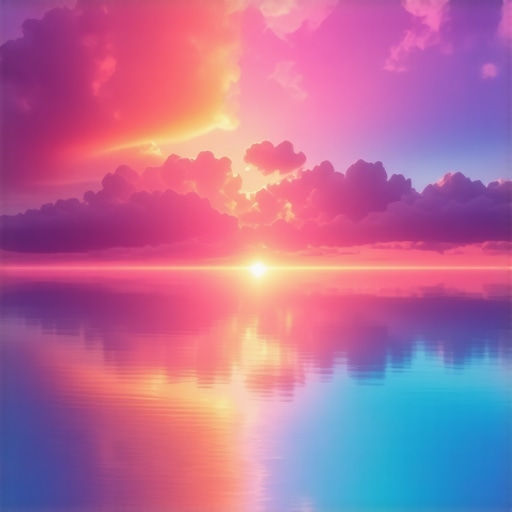 Surreal depiction of sky reflection on water symbolizing inner spiritual journeys