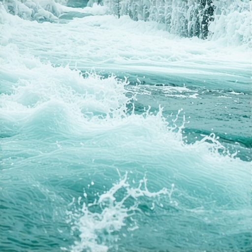 A peaceful flowing river symbolizing emotional balance and inner peace in dreams