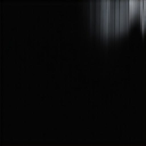A surreal image depicting the depth and mystery of black color in dreams