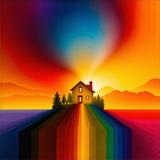 Illustration of a house with multiple layers symbolizing complex dream meanings
