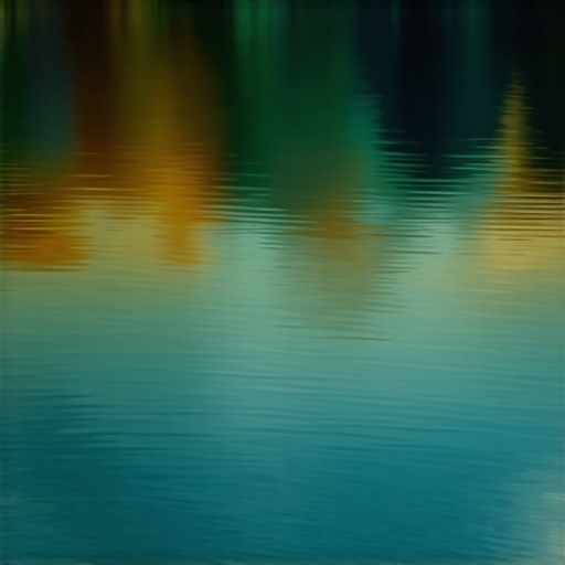 Mysterious water scene with layered reflections representing complex subconscious messages