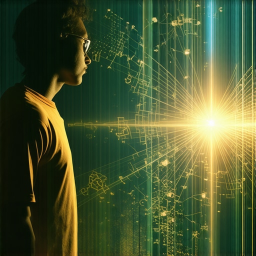 Person analyzing dreams and symbolic imagery