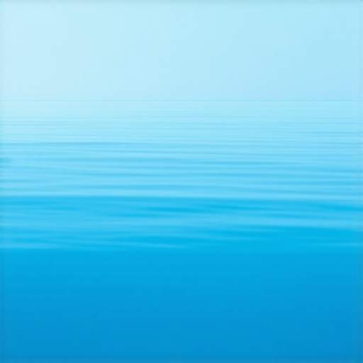 Blue water scene representing inner peace and spiritual awakening in a dream