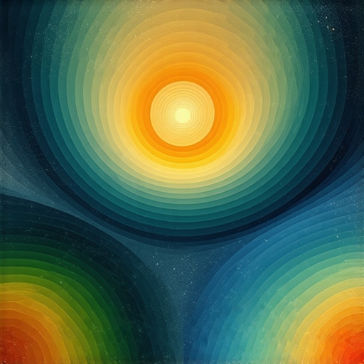 An artistic depiction of various layered symbols in dreams representing inner complexity