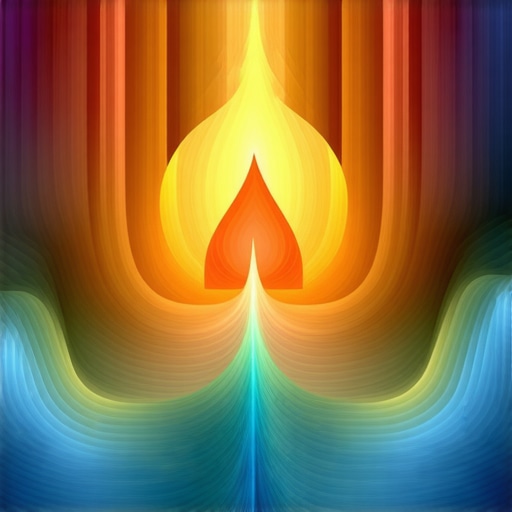 Abstract water symbols representing spiritual growth and inner transformation