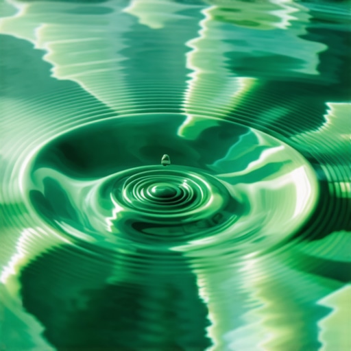 Close-up of clear water ripple representing emotional clarity