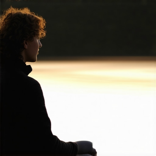 Person contemplating dreams about friend's death