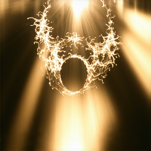 Inner Transformation and Emotional Healing Abstract image showing emotional healing with symbols of water and light rays.