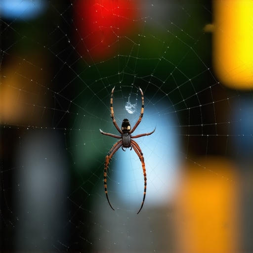 Dreamlike image of a spider web symbolizing inner strength and complexity