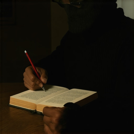 Analiza snova i simbolike Person analyzing dream symbols with journal and symbols around