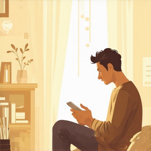 Person analyzing dreams with symbols and emotions in a cozy setting.