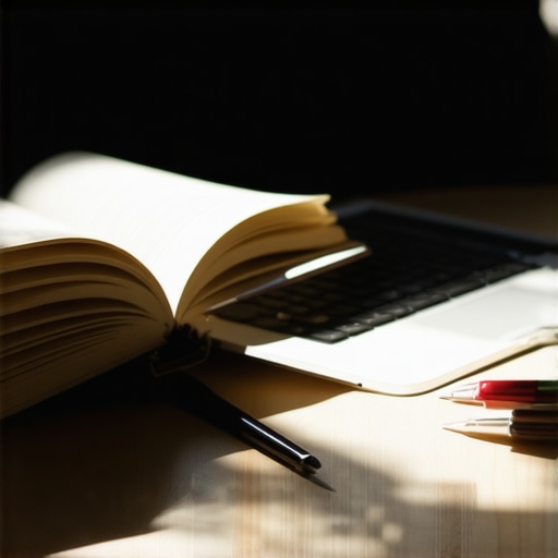 Zapisivanje snova u dnevnik uz pomoć računara i knjiga u inspirativnoj atmosferi