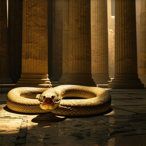 Zmija u hramu: Značenje zmije kao simbola iskušenja i moći